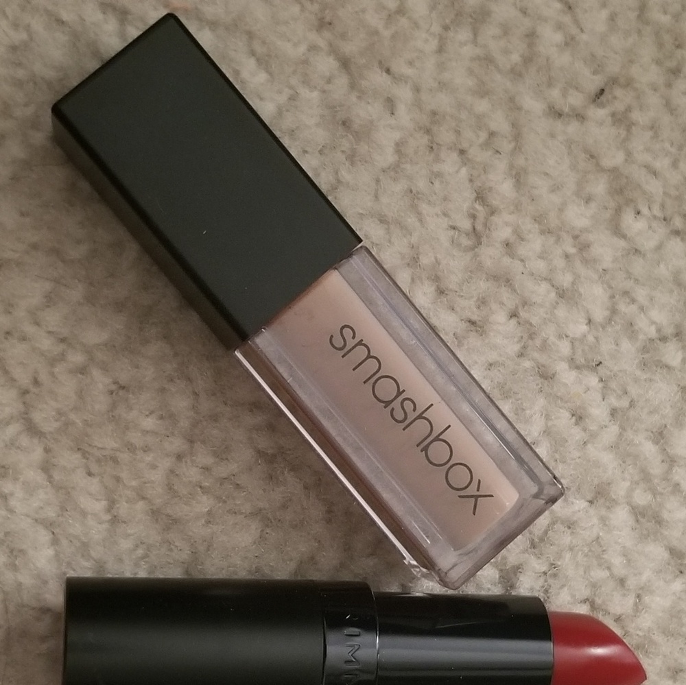 Smashbox and Rimmel London lipsticks